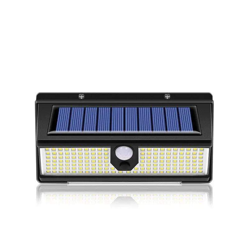 190 LED Solar Wall Light Outdoor Waterproof with Motion Sensor