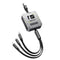 3-in-1 Retractable USB Cable 60W Fast Charging & Data Sync for Lightning, Android, and Type-C Devices