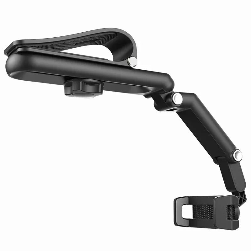 360° Rotating Rearview Mirror Phone Holder – Multifunction Car Phone Carrier
