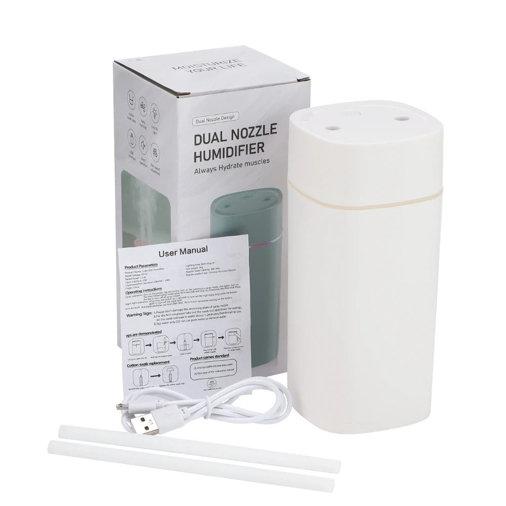600ml USB Cool Mist Aroma Humidifier