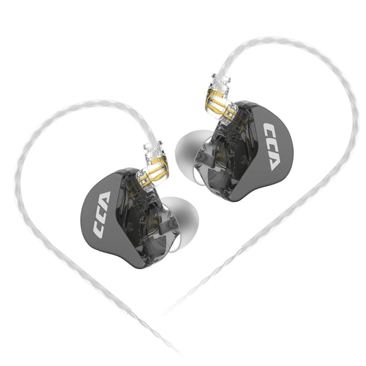 CCA CRA In-Ear Monitor Headphones – Wired IEM Earphones with Ultra-Thin Diaphragm & Deep Bass Sound