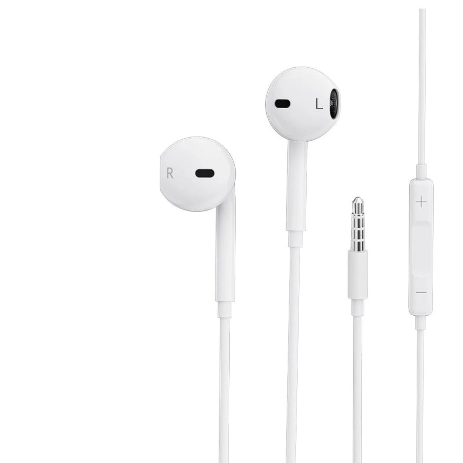 3.5mm Wired Earphones – In-Ear Headset with Mic