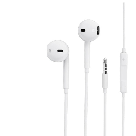 3.5mm Wired Earphones – In-Ear Headset with Mic