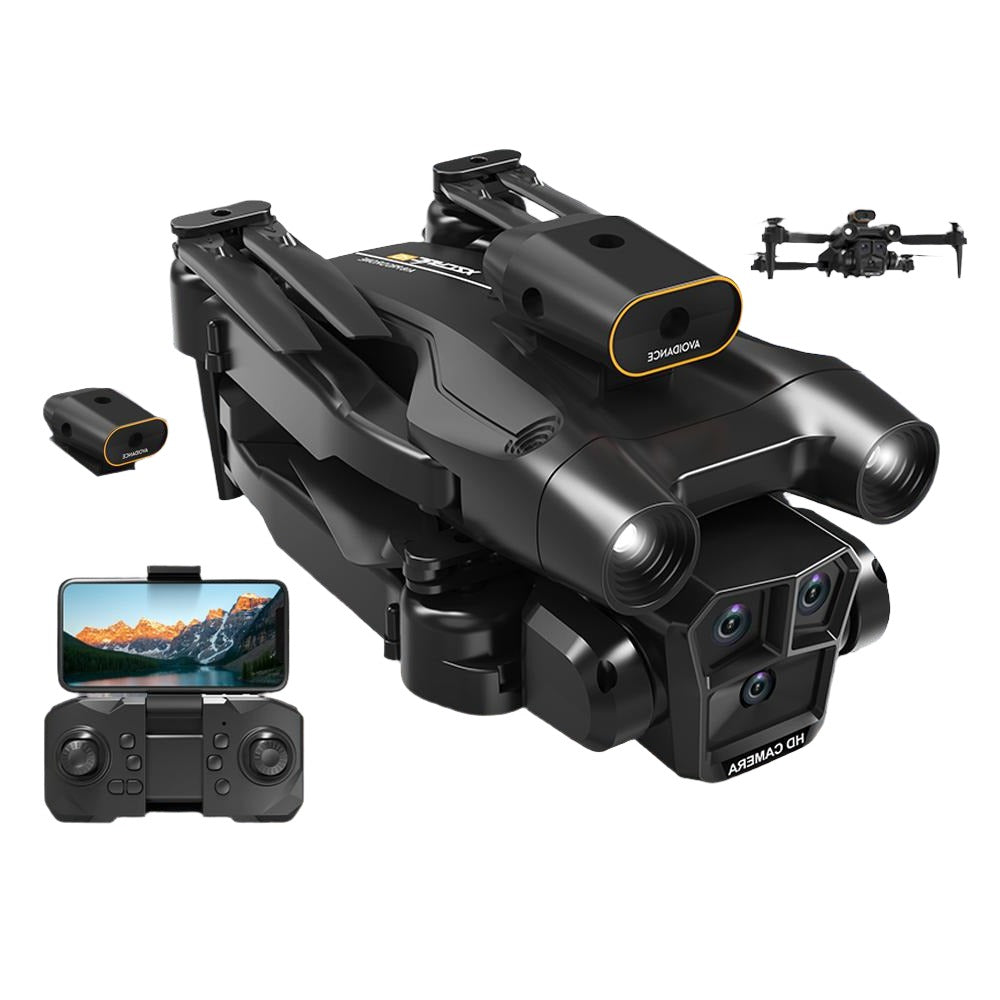 Hydra Drone 8K Professional Foldable with Triple HD Wide Angle Cameras