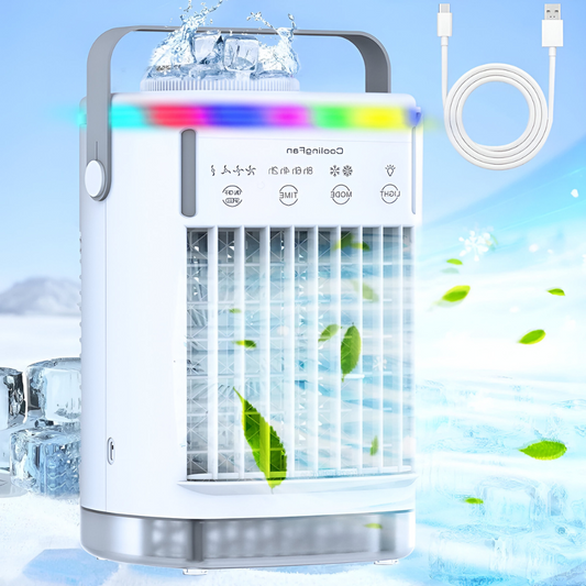 Mini Humidifier Fan Air Cooler | Refreshing Mini Air Cooler for Relaxing Moments