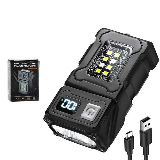 Mini USB Rechargeable LED Flashlight – Super Bright Magnetic