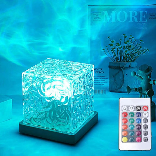 Ocean Wave Projector Light 16 Colors Aurora Glow Lamp