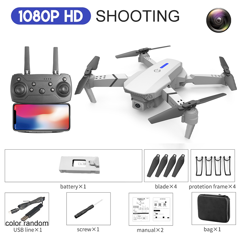 RC Drone with 4K Camera – Foldable WiFi FPV Drone with Altitude Hold & Real-Time Video