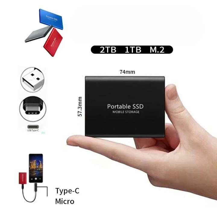 Portable SSD Drive Compact, High-Speed Storage