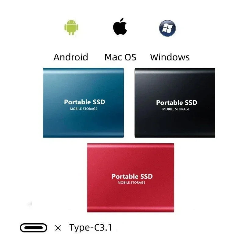 Portable SSD Drive Compact, High-Speed Storage