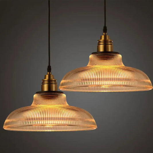 Glass Hanging Lamp Elegant Pendant Light