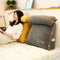 Wedge-Shaped Back Support Pillow Ergonomic Memory Foam Pillow
