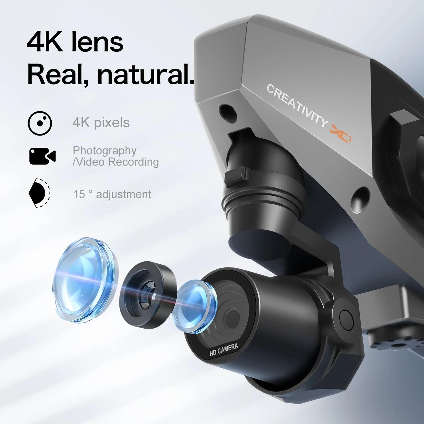 Mini Drone Professional 8K Dual Camera Quadcopter with 5G WIFI, GPS, and Obstacle Avoidance