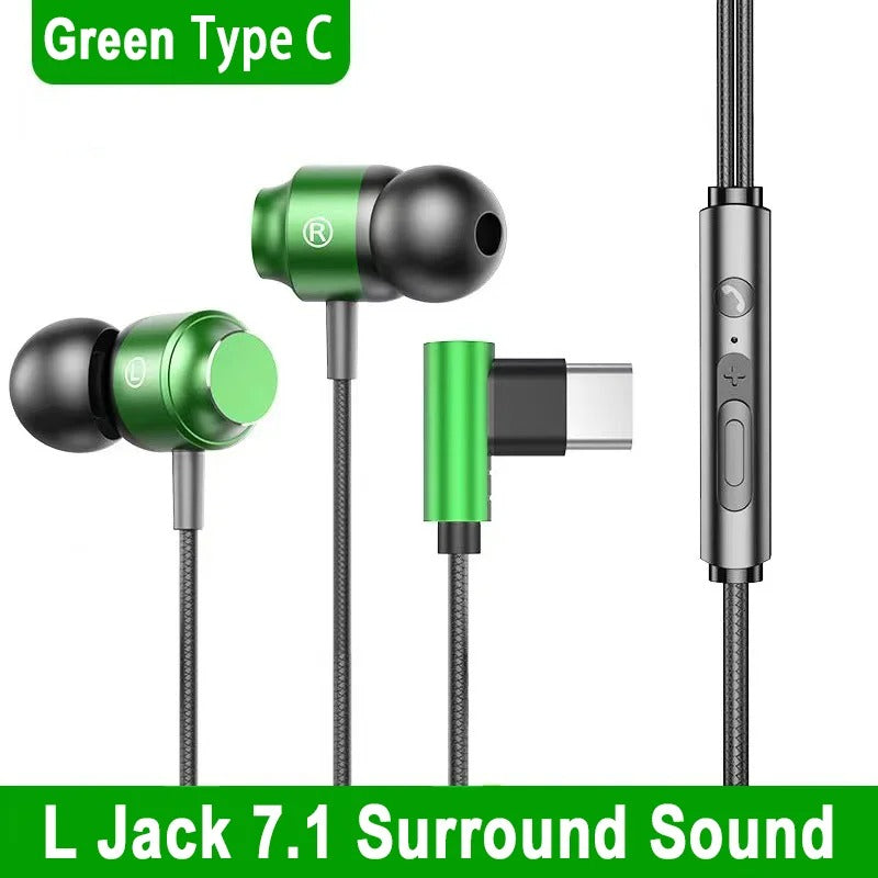 Jack Wired Gaming Headset HiFi Surround Sound with Mic