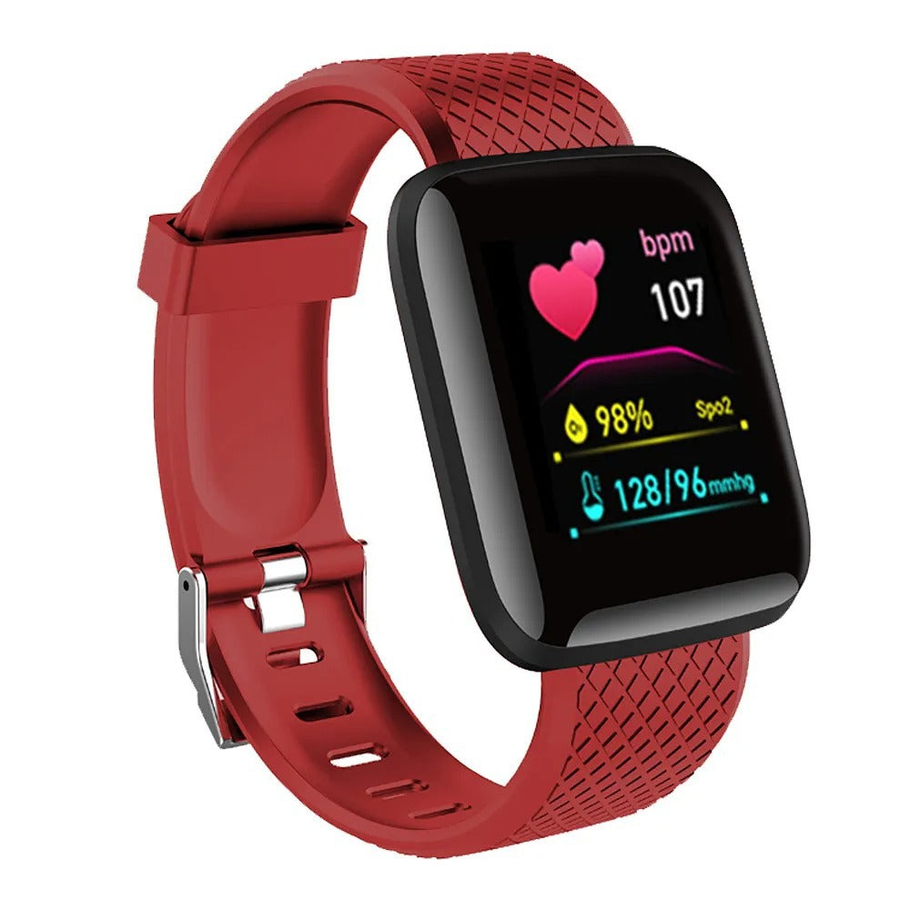 Bluetooth Fitness Tracker Smartwatch – Heart Rate, Sleep & Activity Monitor