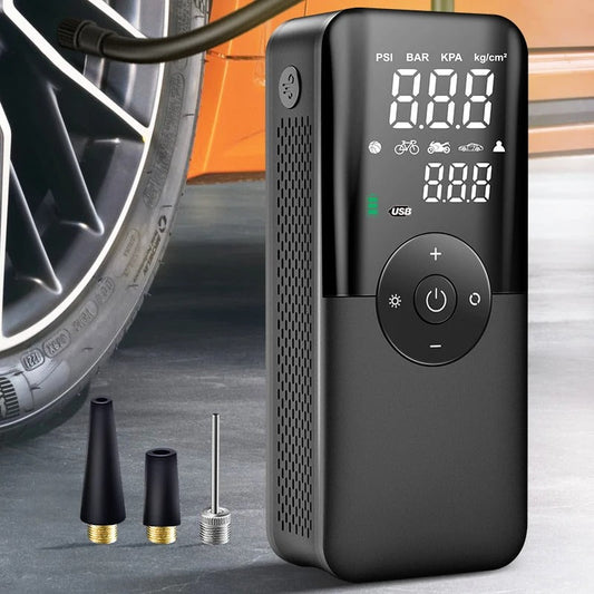 Rechargeable Portable Tire Inflator – Cordless Digital Air Compressor