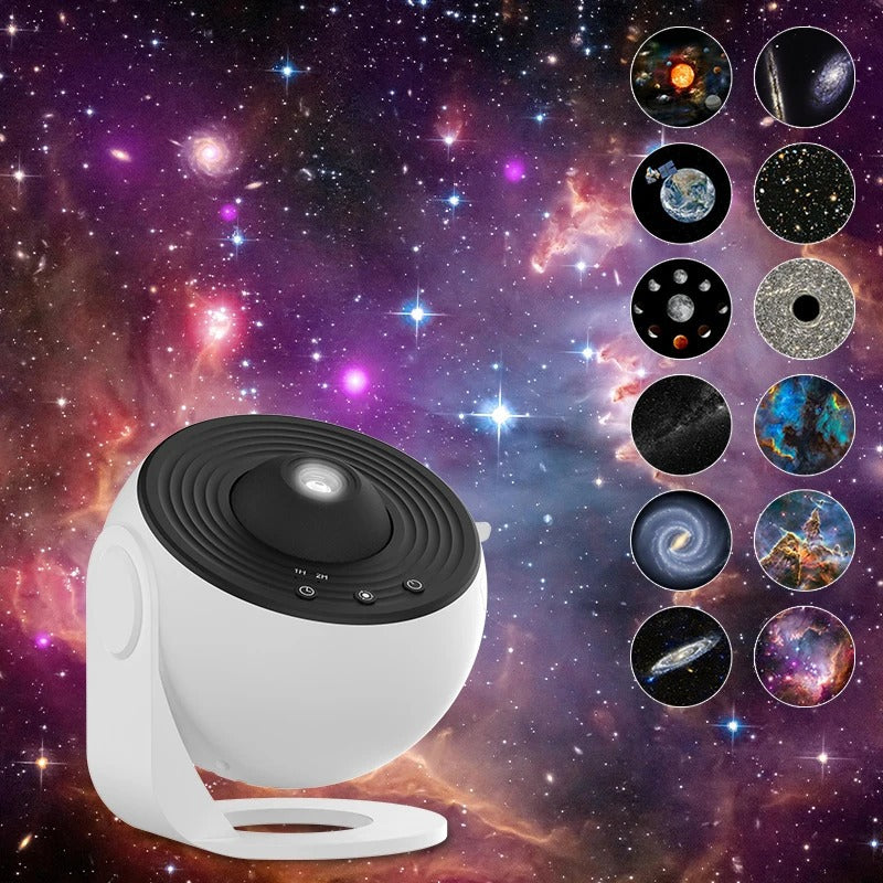 Galaxy Projector Night Light – 360° Rotating Starry Sky Planetarium Lamp