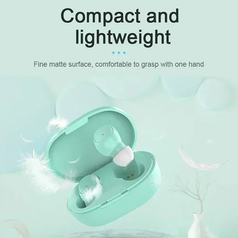 Bluetooth 5.1 Wireless Earphones with Touch Control, Waterproof, Sports Headset with Mic