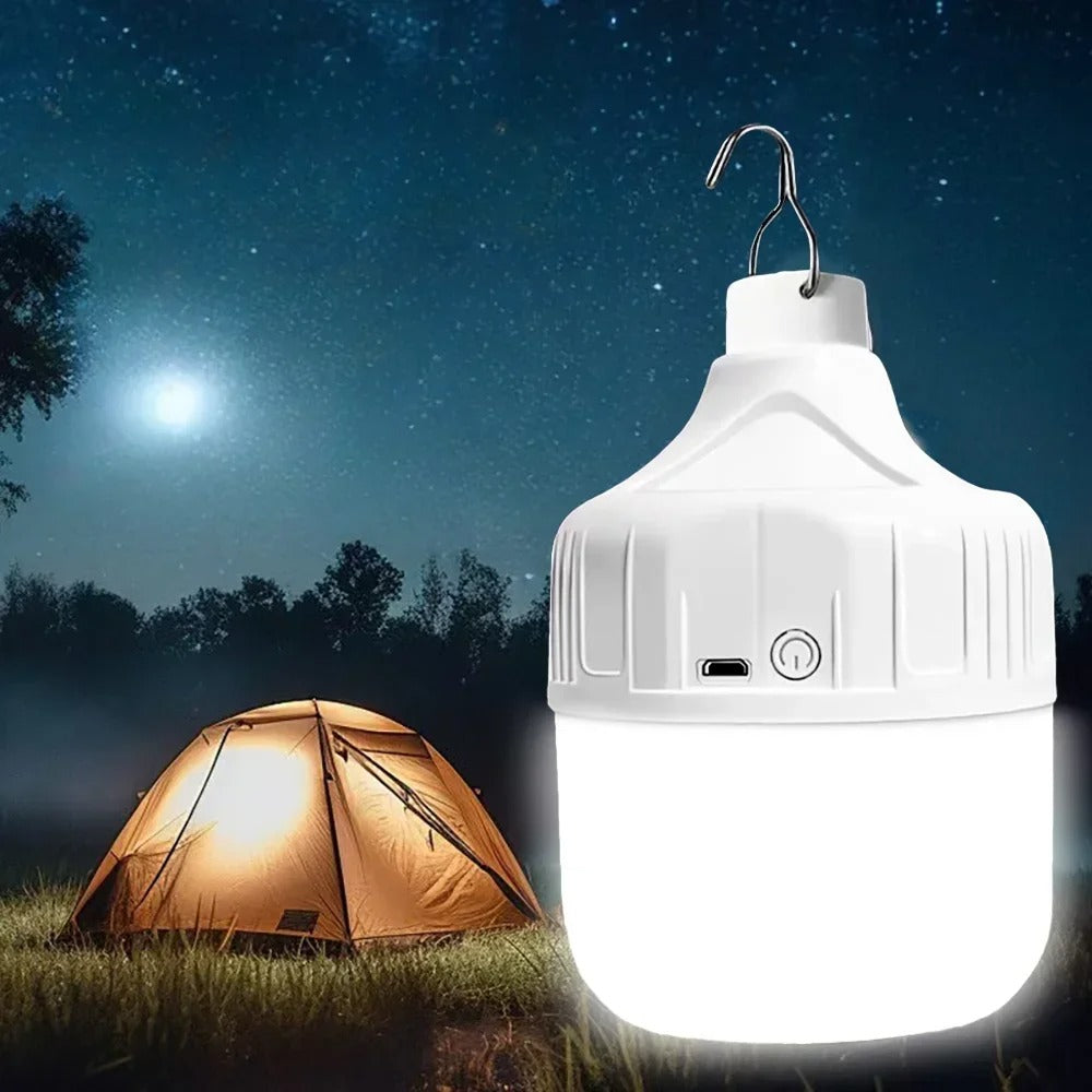 USB Rechargeable LED Camping Light – Super Bright Portable Bulb