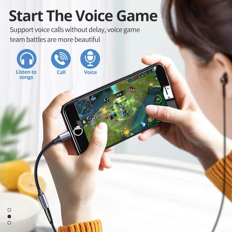 USB Type-C to 3.5mm Aux Adapter - Type-C to 3.5mm Audio Cable Converter