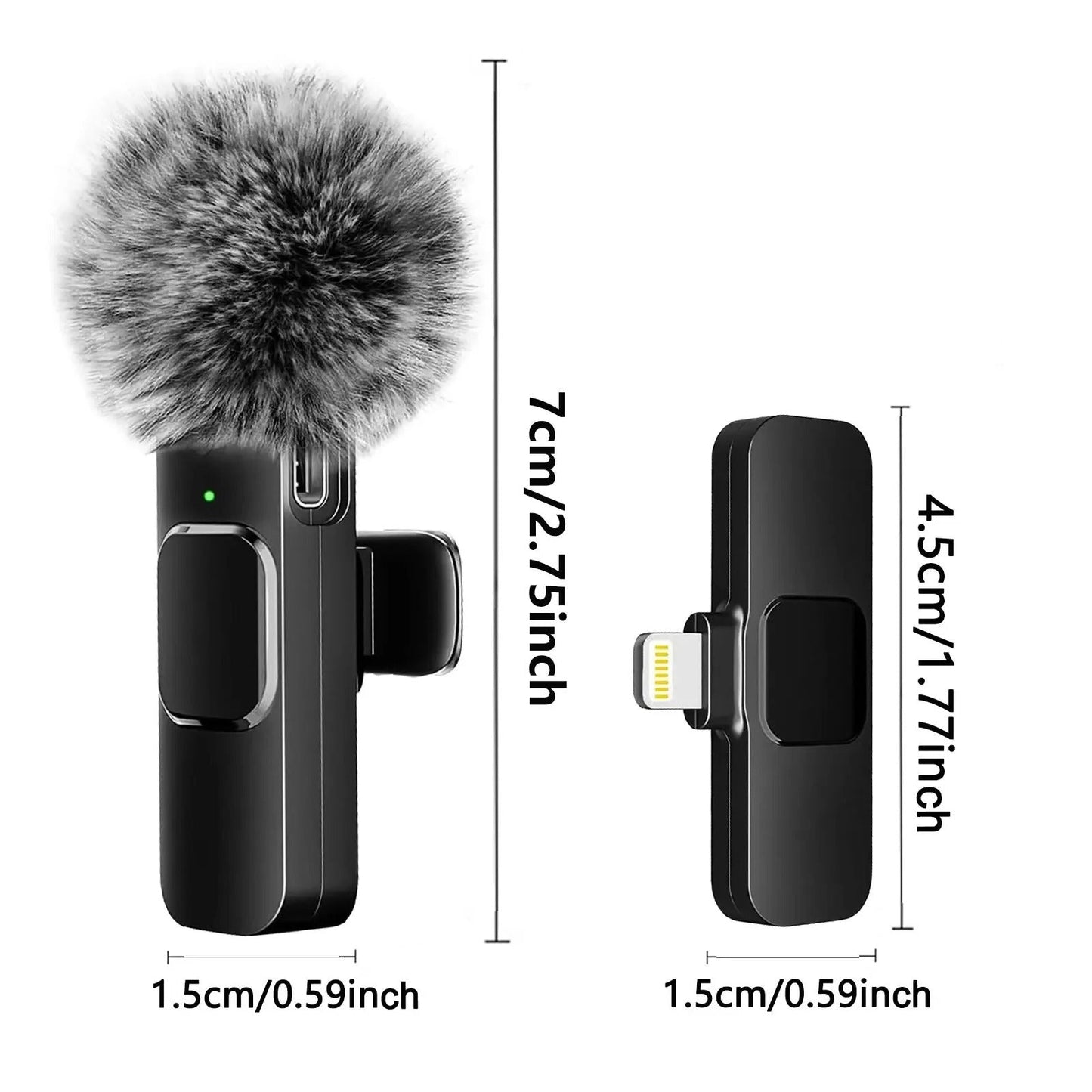 ClipMic Portable Wireless Lavalier Microphone