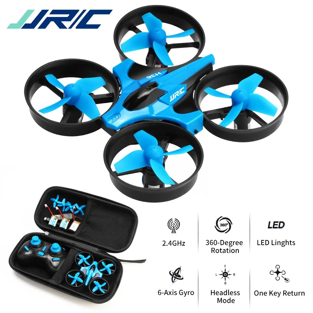 Mini RC Drone – 6-Axis Headless Quadcopter with 360° Flip & Remote Control for Kids