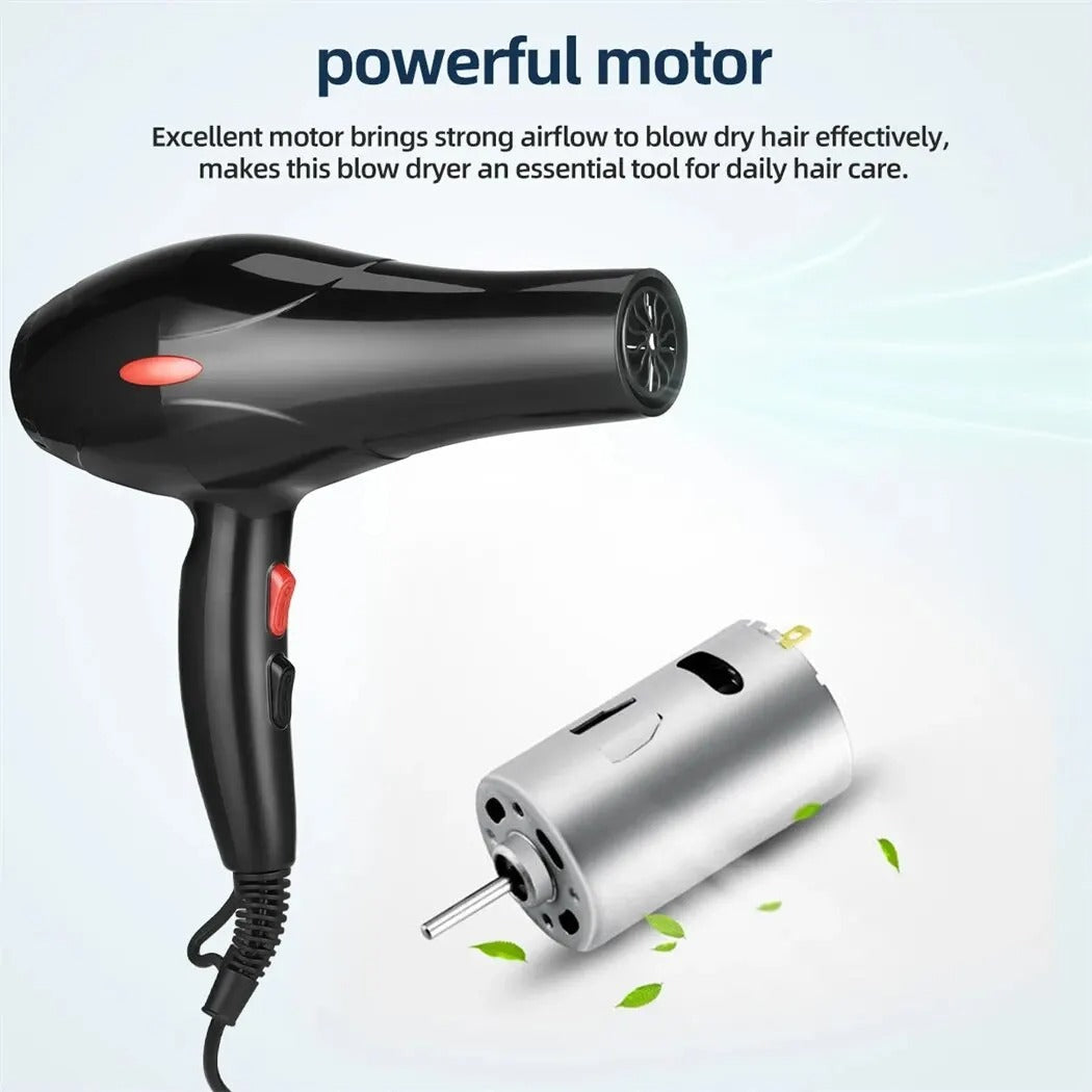1600W Ionic Hair Dryer – Professional Negative Ion Blow Dryer