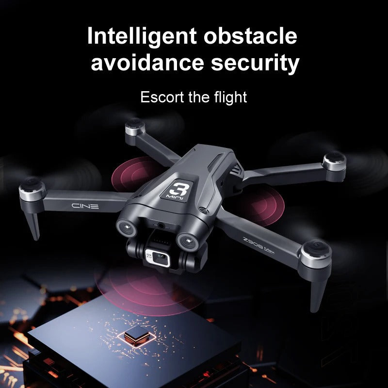 Pro Max 4K Drone – Foldable WiFi FPV Quadcopter with Obstacle Avoidance, ESC Camera & Brushless Motors
