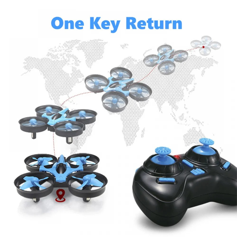 Mini RC Drone – 6-Axis Headless Quadcopter with 360° Flip & Remote Control for Kids