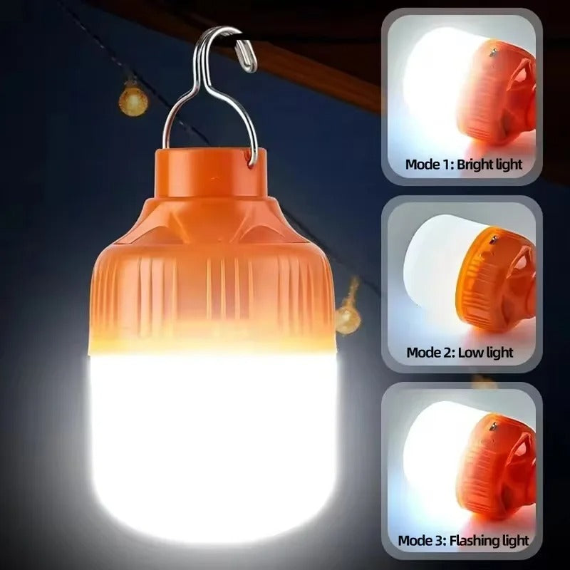 USB Rechargeable LED Camping Light – Super Bright Portable Bulb