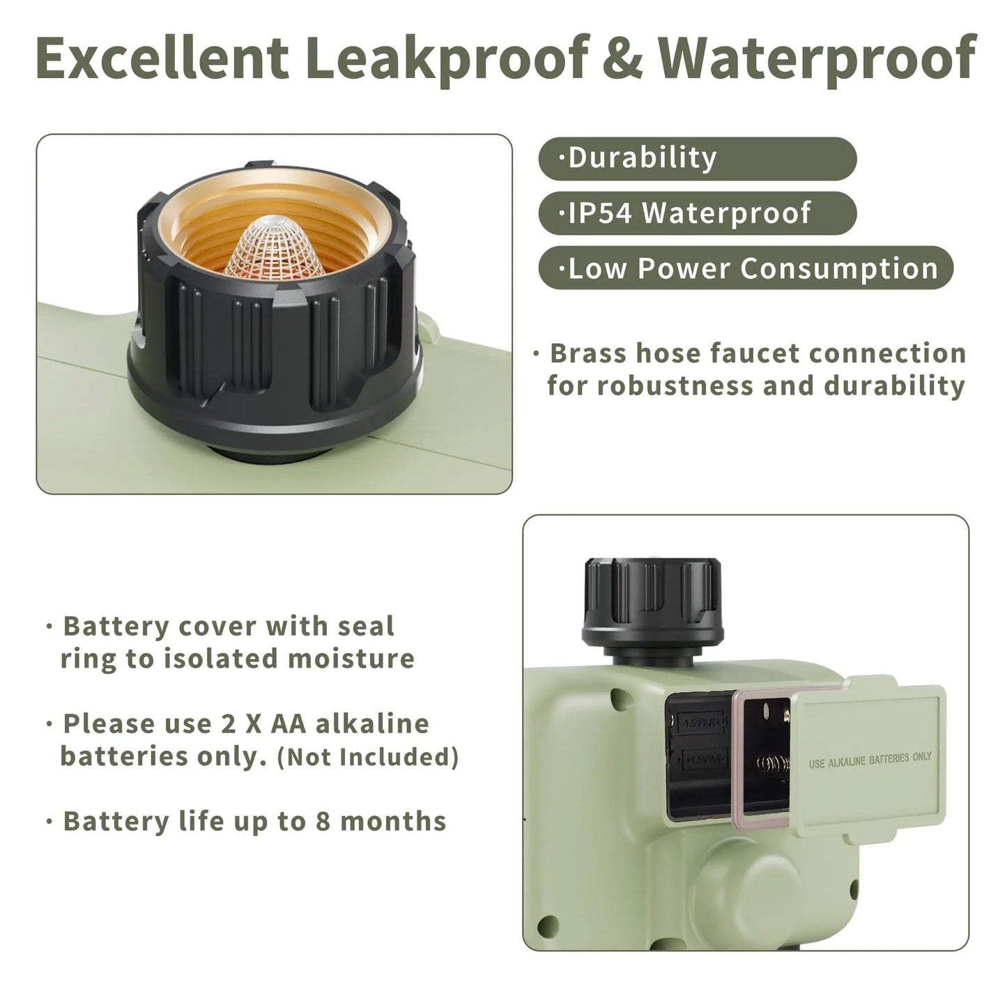 3-Zone Garden Irrigator Water Timer