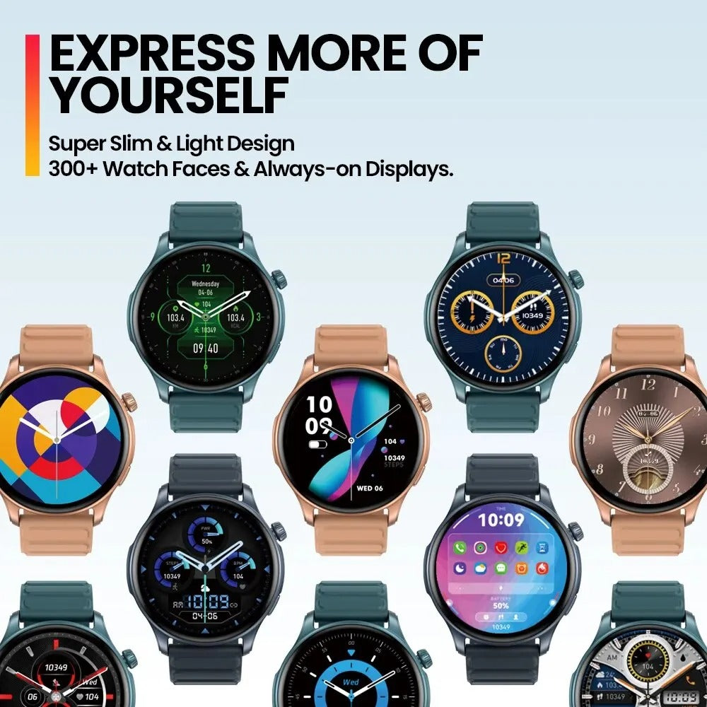 3 PRO Smartwatch – 1.43" AMOLED Display with Bluetooth Calling & Fitness Health Tracker