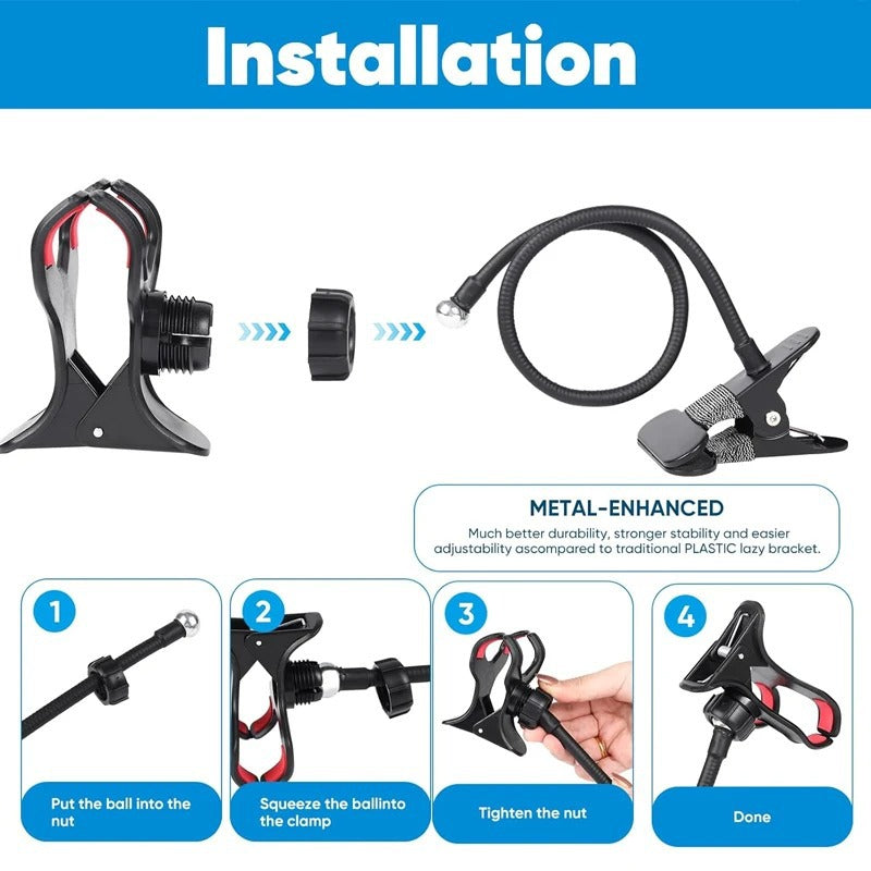360-Degree Rotating Phone Holder – Flexible and Universal