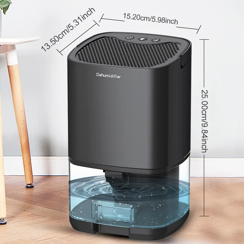 Portable Air Dehumidifier – Mute Moisture Absorber & Air Dryer for Home