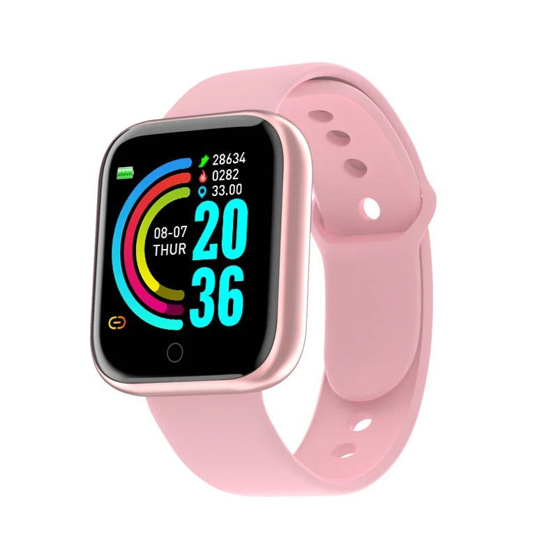 Bluetooth Fitness Tracker Smartwatch – Heart Rate, Sleep & Activity Monitor