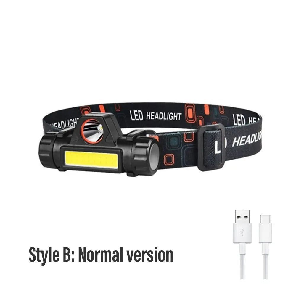 Rechargeable Fishing LED Headlamp – Work Light for Camping