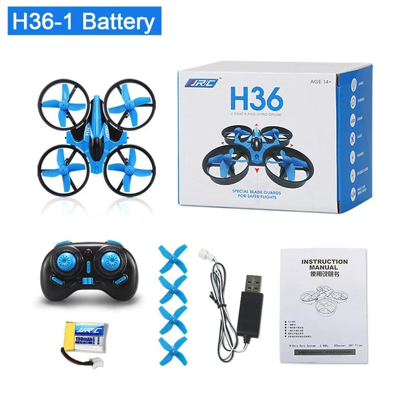 Mini RC Drone – 6-Axis Headless Quadcopter with 360° Flip & Remote Control for Kids