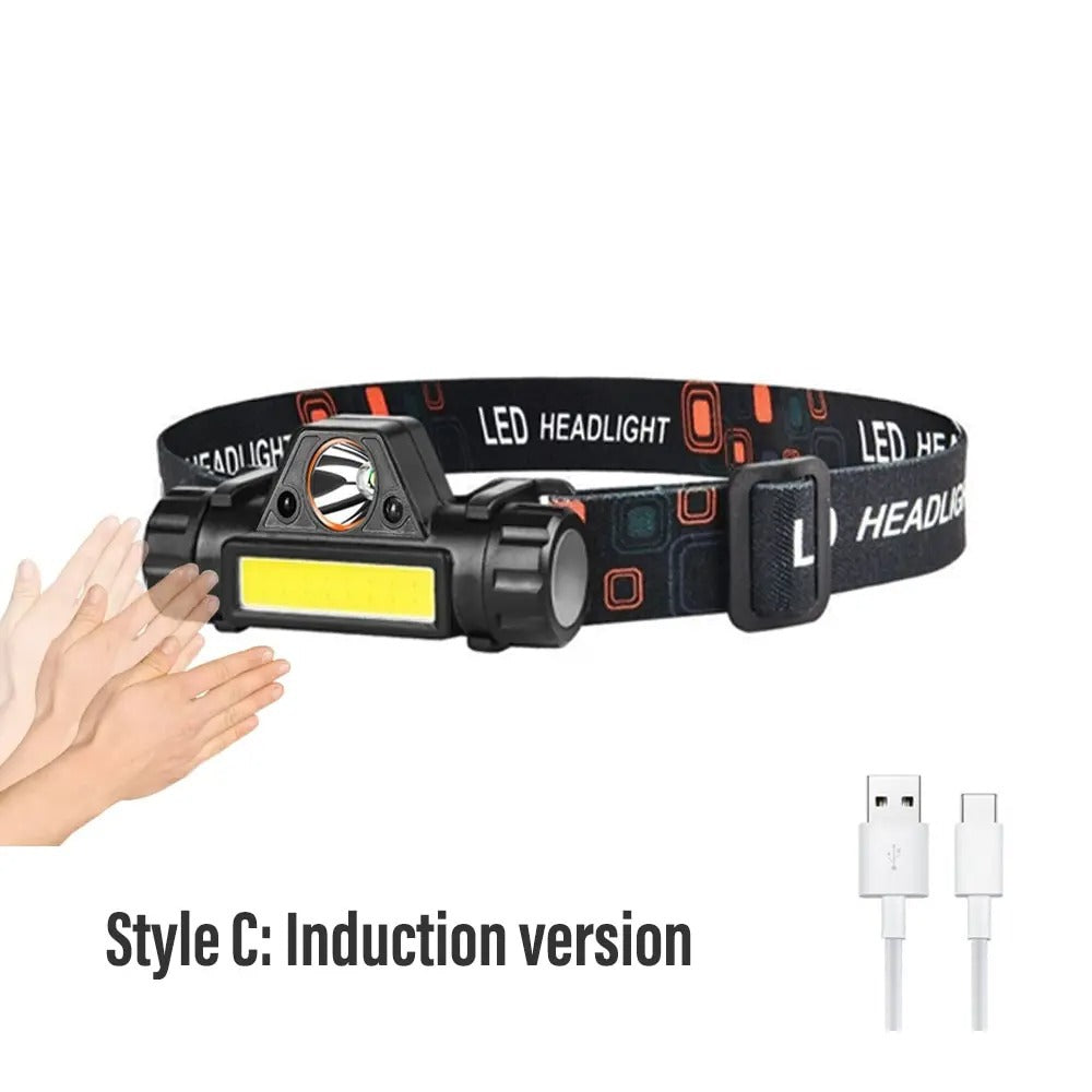 Rechargeable Fishing LED Headlamp – Work Light for Camping