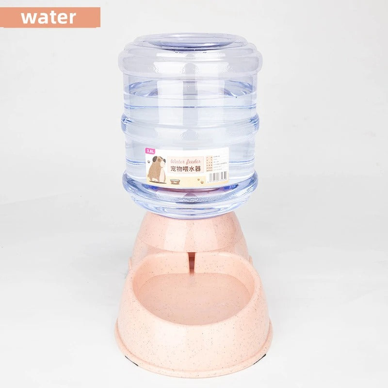 Large Capacity Pet Cat Dog Feeder & Water Dispenser