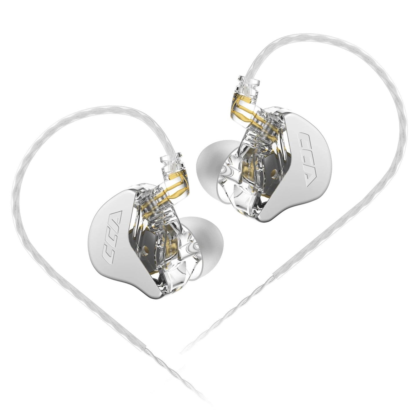 CCA CRA In-Ear Monitor Headphones – Wired IEM Earphones with Ultra-Thin Diaphragm & Deep Bass Sound