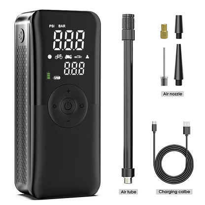 Rechargeable Portable Tire Inflator – Cordless Digital Air Compressor