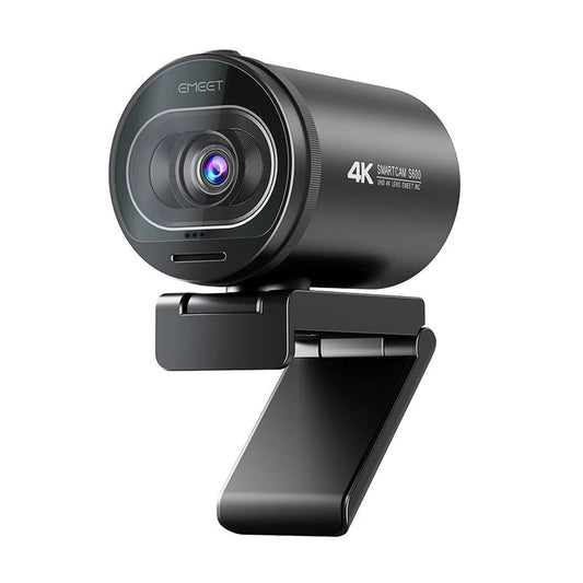 4K Streaming Webcam – 1080P 60FPS USB Camera with Autofocus & Dual Mics