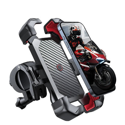 360° Bike Phone Holder – Universal Shockproof Bicycle Mount for 4.7"–7" Smartphones with GPS Clip for Cycling & Motorbike