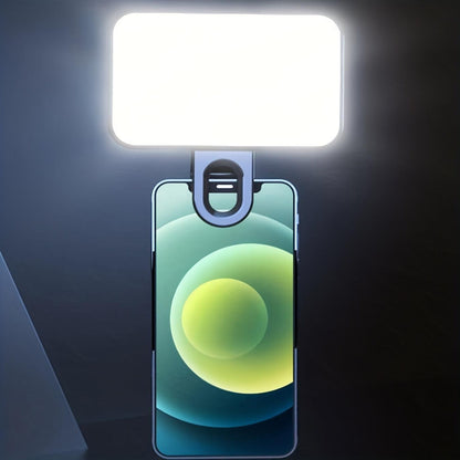 Portable Mini Rechargeable Selfie Fill Light with 3 Adjustable Brightness Modes and Clip On Design for Mobile Phones and Computers