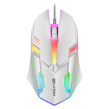 Wired Gaming Mouse 3-Button with Colorful Lighting