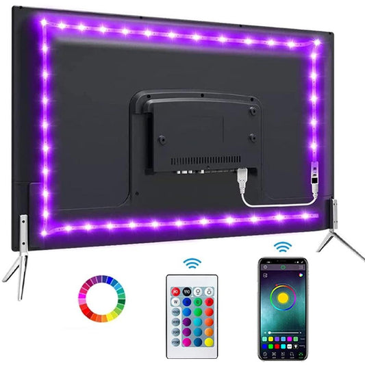 USB Bluetooth RGB LED Strip Light 5050 SMD Flexible Self-Adhesive Tape