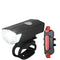USB Rechargeable Bike Light Set – Front LED Headlight & Rear Taillight