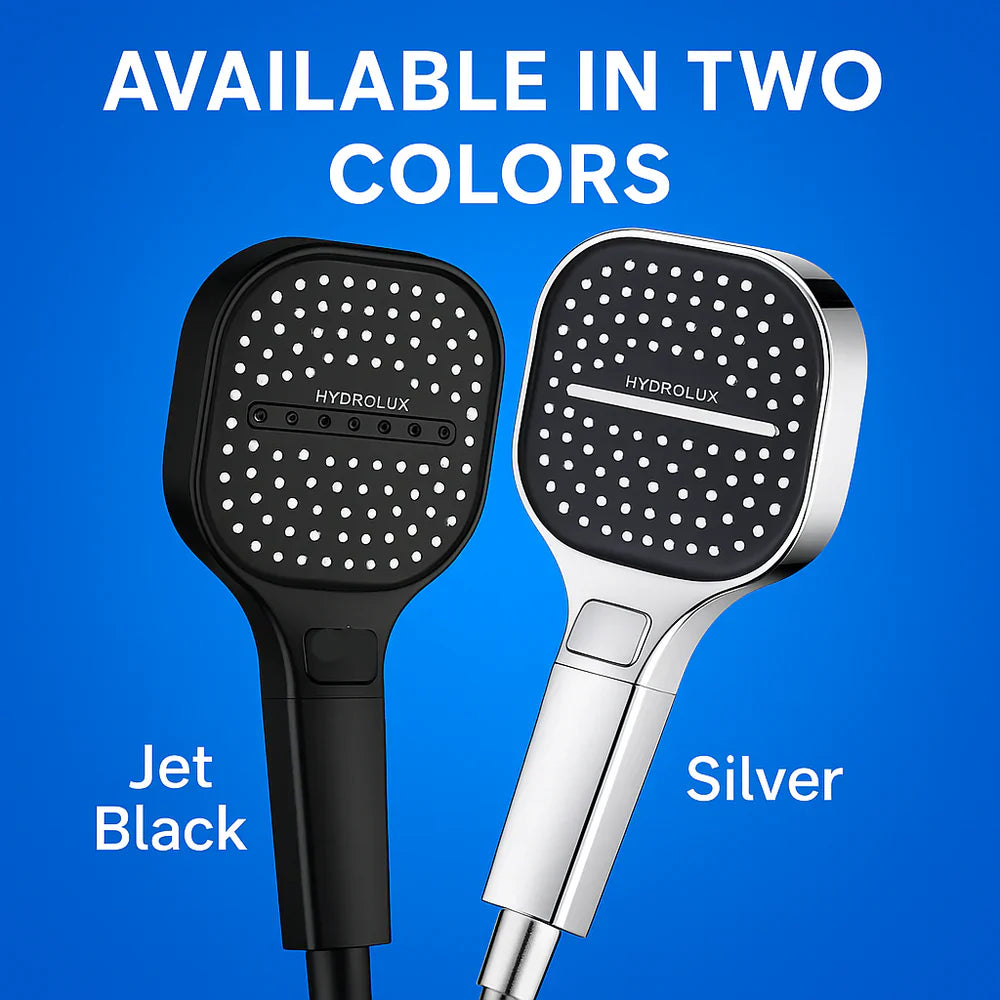 Large Panel High Pressure Shower Head – 3 Modes with Filter