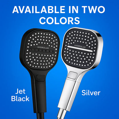 Large Panel High Pressure Shower Head – 3 Modes with Filter