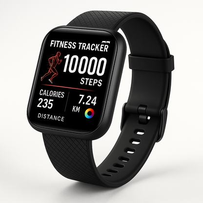 PulsFit Smart Fitness Watch – Bluetooth, Health Tracking & Unisex Design